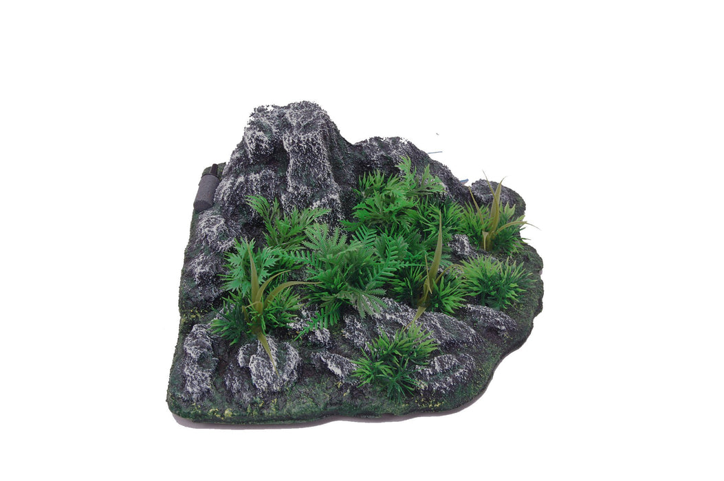 Aquatopia Rock with Green and Yellow Plant