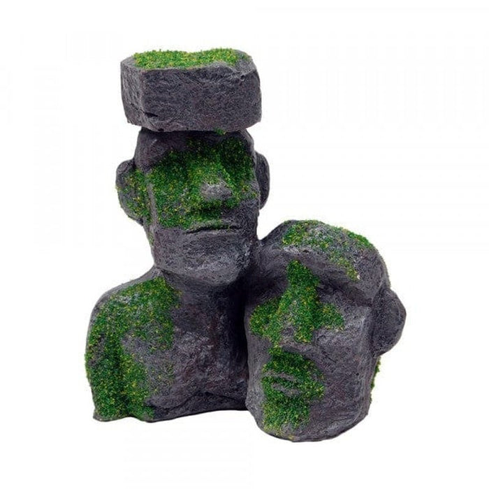 Bioscape Moss Easter Island Statues 12 x 11cm Aquatic Supplies Australia