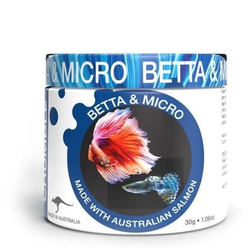 Aqua Natural Betta and Micro Crumble 30g Aquatic Supplies Australia