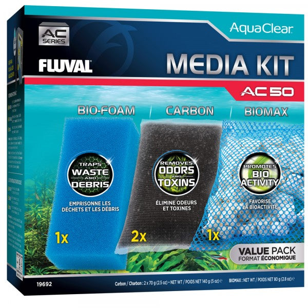 Fluval AquaClear 50 Media Maintenance Kit