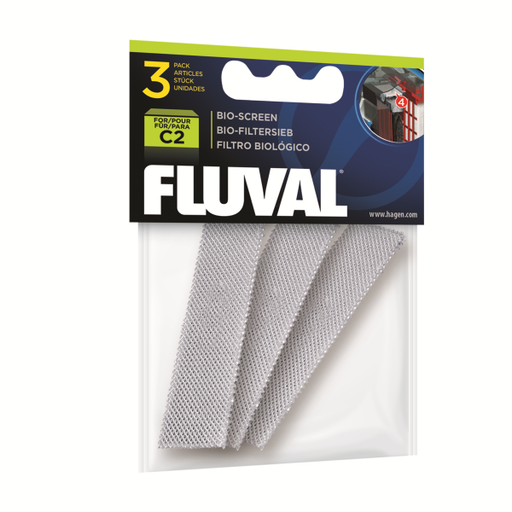 Fluval C2 Hang On Filter Bio-Screen 3 Pack Aquatic Supplies Australia