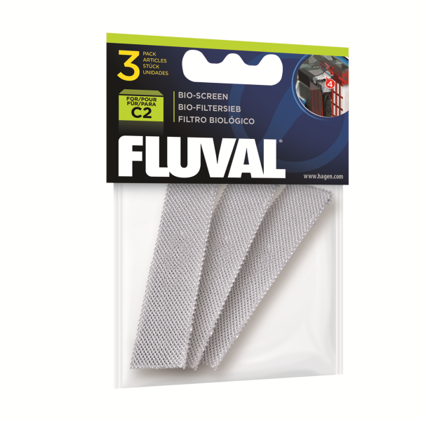 Fluval C2 Hang On Filter Bio-Screen 3 Pack Aquatic Supplies Australia