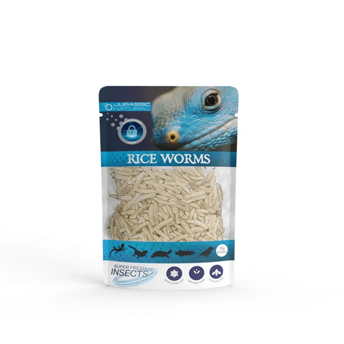 Jurassic Natural Super Fresh Insects Riceworms 15g