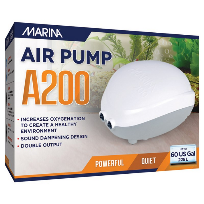 Marina A200 Twin Air Pump (up to 225L) 2 x 110L/h