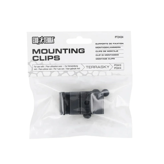 Exo Terra TerraSky LED Mounting Clips 2 Pack