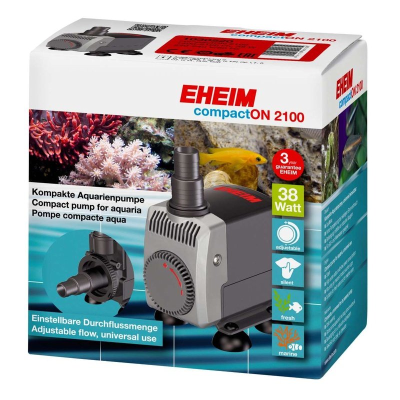 Pompe pour aquarium EHEIM Compact ON 2100 - 1400 à 2100 L/H
