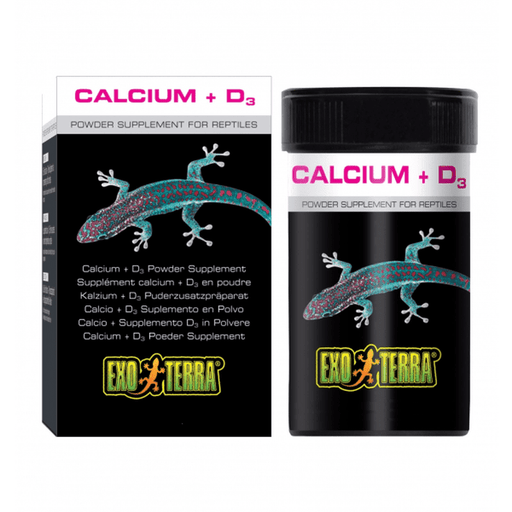 Exo Terra Calcium + D3 Powder Aquatic Supplies Australia