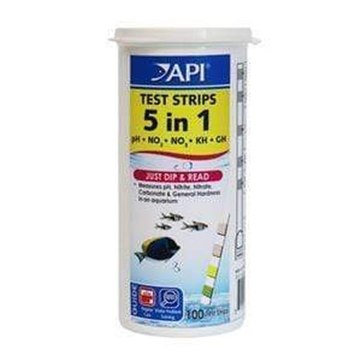 API Quick Testing Strips 5 in 1 Aquatic Supplies Australia