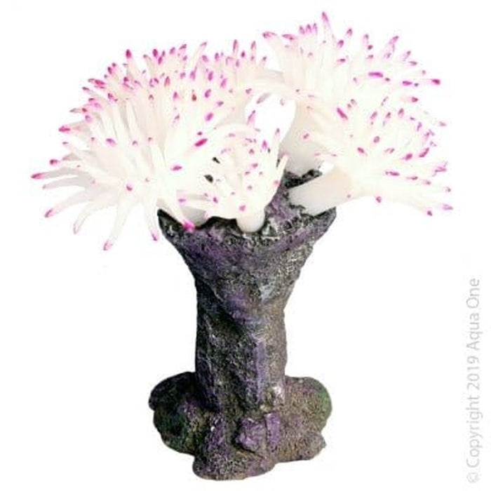 Aqua One Copi Coral Tube with Anemone 14.5 x 13.5 x 14cm Aquatic Supplies Australia