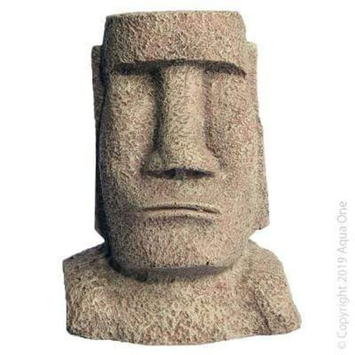 Aqua One Easter Island Head 12 x 9.5 x 15.5cm Aquatic Supplies Australia