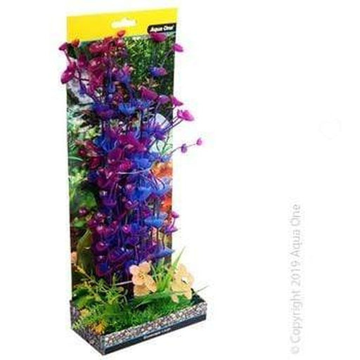 Aqua One Ecoscape Large Ogris Aureibus Purple 30cm Aquatic Supplies Australia