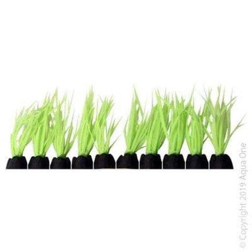 Aqua One Flexiscape Small Carpet Grass Green Plant 6cm (10 pack) Aquatic Supplies Australia