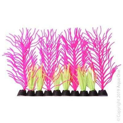 Aqua One Flexiscape Small Hornwort Pink and Green Plant 12cm Aquatic Supplies Australia