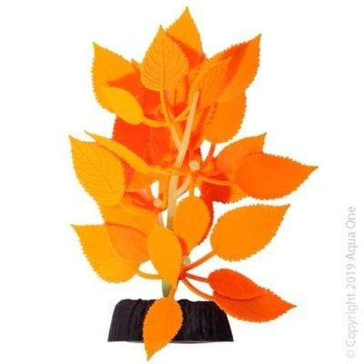 Aqua One Flexiscape Small Mermaid Weed Orange Plant 13.5cm Aquatic Supplies Australia