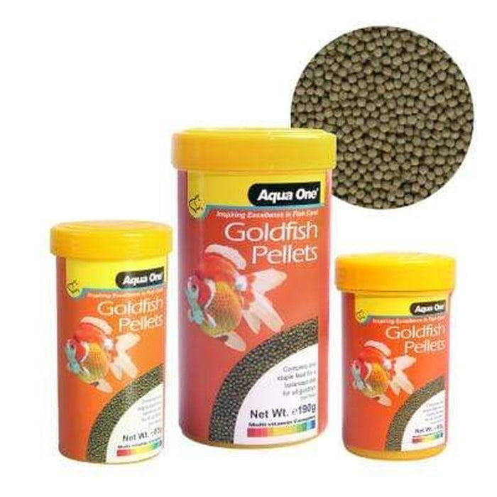 Aqua One Goldfish Pellets 2-4mm Aquatic Supplies Australia