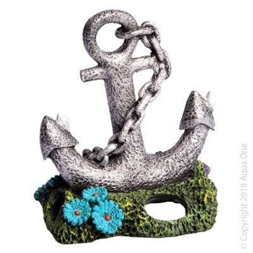 Aqua One Ruined Anchor on Reef 10.5 x 7 x 12cm Aquatic Supplies Australia