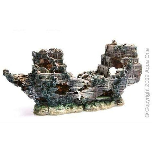 Aqua One Shipwreck 2 Piece Aquatic Supplies Australia