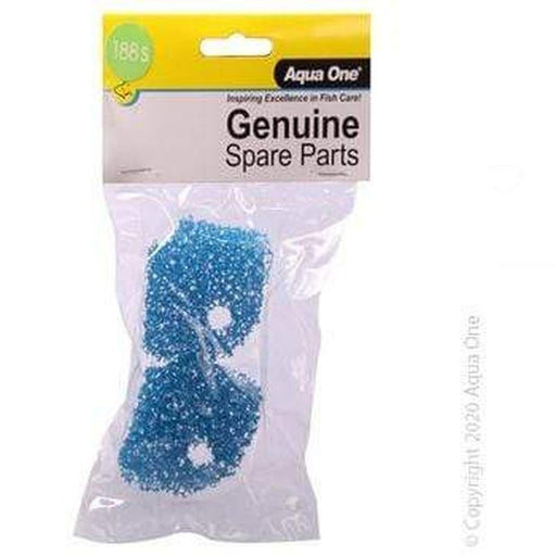 Aqua One Sponge 15ppi 2pk 188s- IFX 50 - 25188s Aquatic Supplies Australia