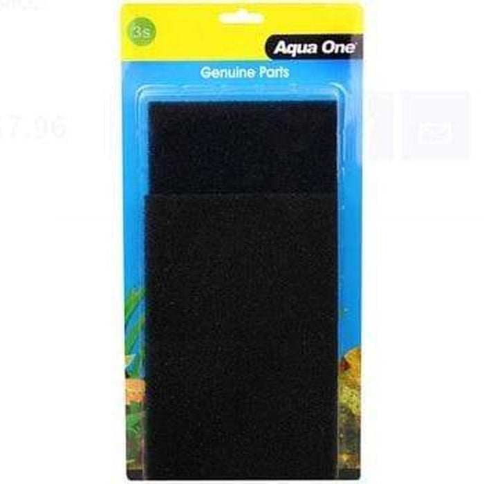 Aqua One Sponge 2pc/set 3s - AquaStyle 620/T - 25003s Aquatic Supplies Australia