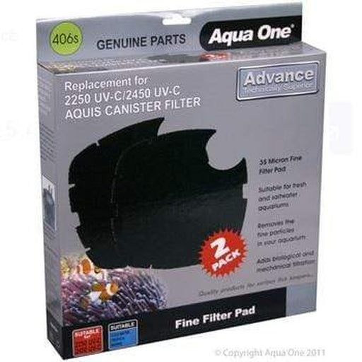 Aqua One Sponge 35ppi 2pk 406s - Nautilus 2700UV - 25406s Aquatic Supplies Australia