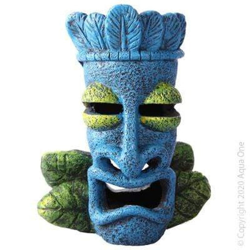 Aqua One Tiki Head Med 11 x 6.5 x 14.5cm Aquatic Supplies Australia