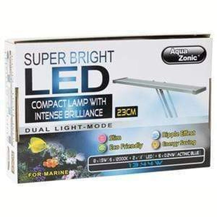 Aqua Zonic Super Bright LED Clamp Lamp 27cm Marine Aquatic Supplies Australia