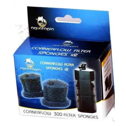 Aquatopia CornerFlow 300 Sponges 2 Pack Aquatic Supplies Australia