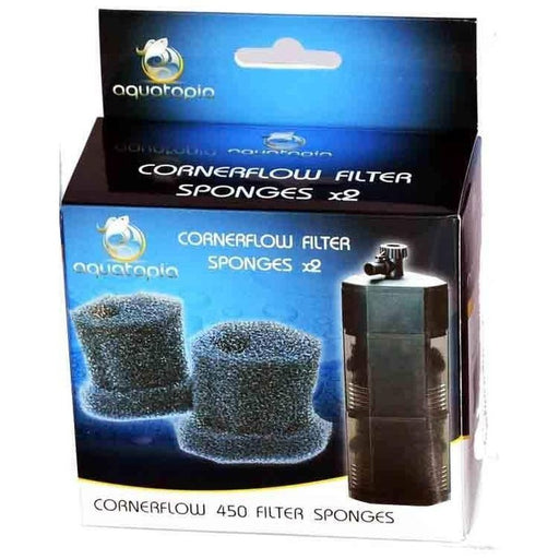 Aquatopia CornerFlow 450 Sponges 2 Pack Aquatic Supplies Australia