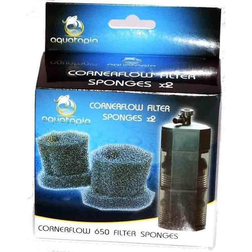 Aquatopia CornerFlow 650 Sponges 2 Pack Aquatic Supplies Australia