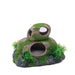 Aquatopia Double Round Rock with Moss 17 x 14 x 10cm Aquatic Supplies Australia