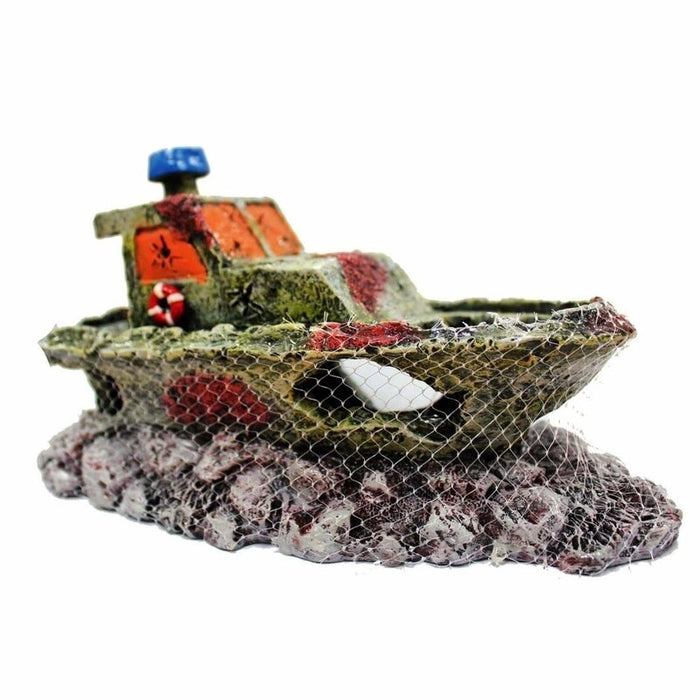 Aquatopia Hermit Crab Shipwreck with Net Aquatic Supplies Australia