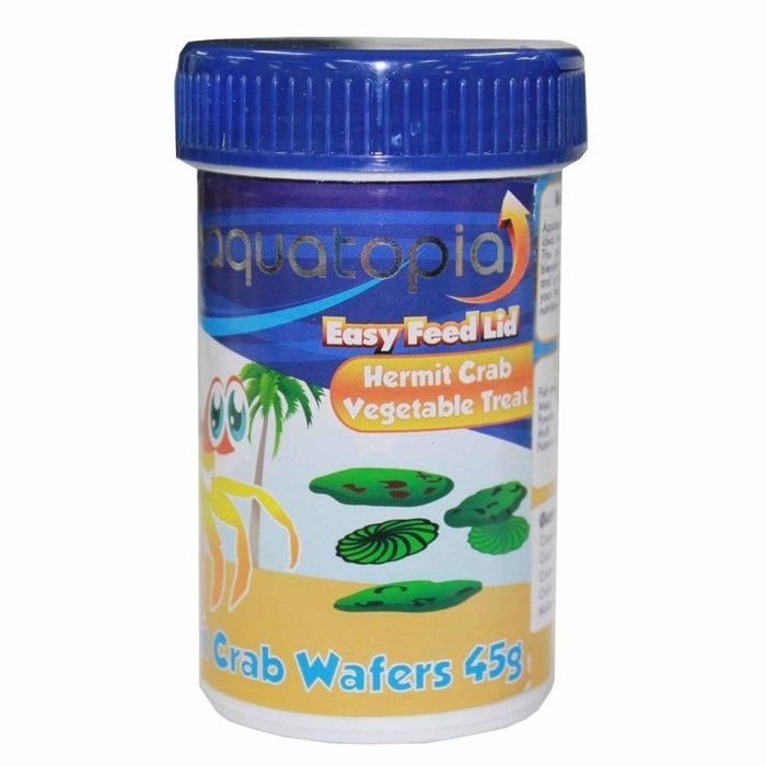 Aquatopia Hermit Crab Vegetable Treat Wafers 45g Aquatic Supplies Australia