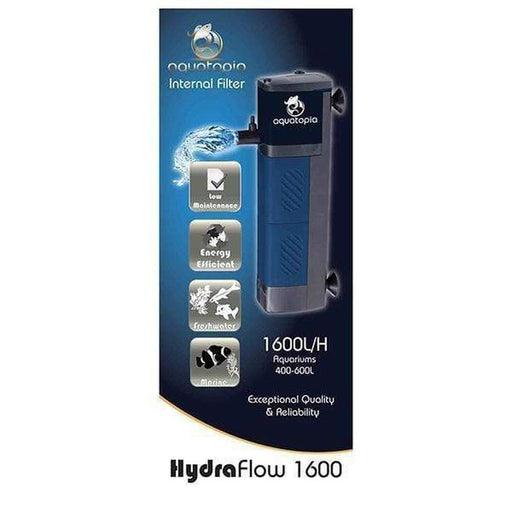 Aquatopia HydroFlow 1600 Internal Filter (400-600L, 1600L/hr) Aquatic Supplies Australia