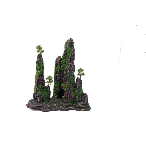 Aquatopia Mountain with Moss 21 x 10 x 22cm Aquatic Supplies Australia