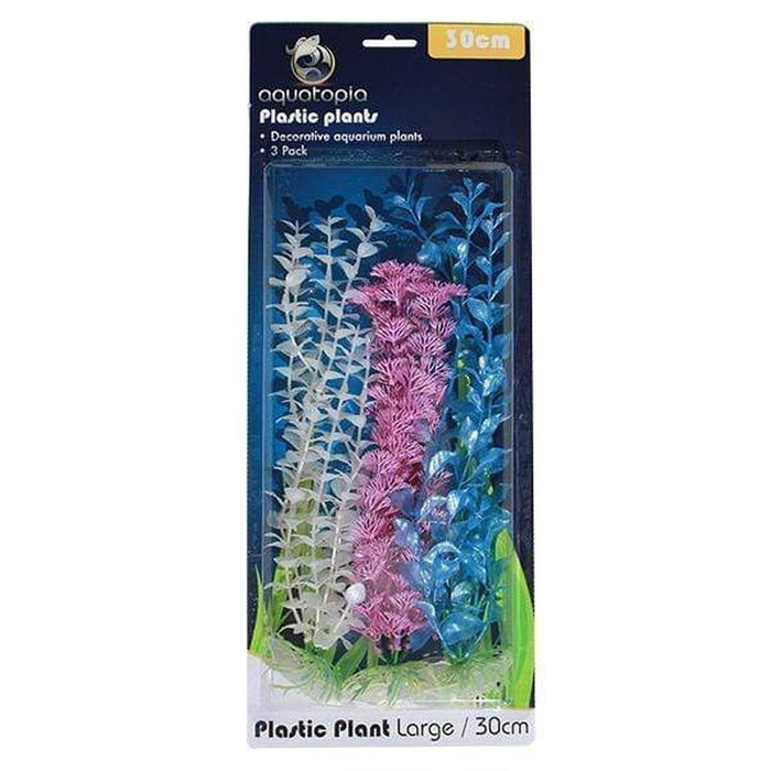 Aquatopia Pearl Plastic Plants 30cm Aquatic Supplies Australia