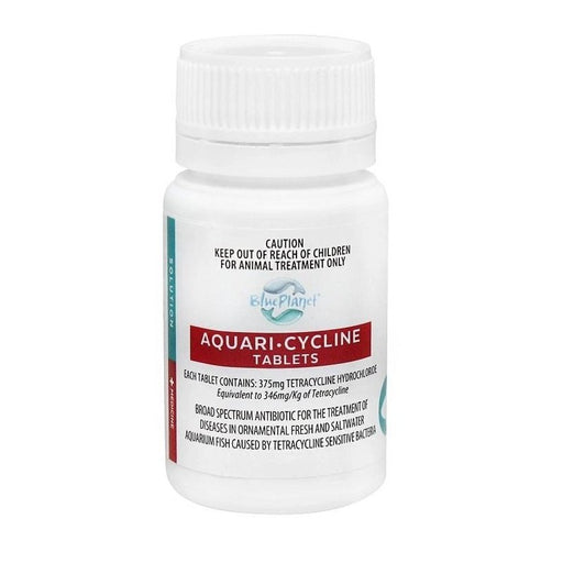 Blue Planet Aquaricycline Tablets 25 Aquatic Supplies Australia