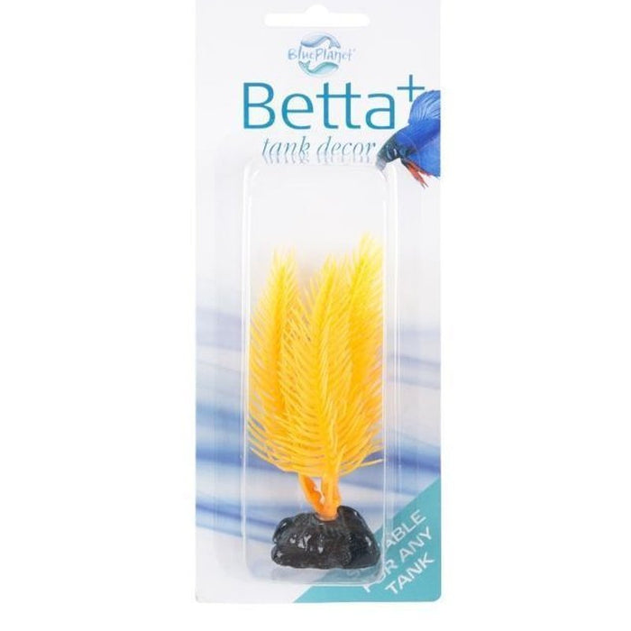 Blue Planet Betta+ Mini Plant Yellow 8cm Aquatic Supplies Australia