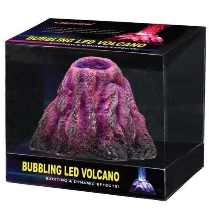 Classica Red Bubbling LED Volcano Aquatic Supplies Australia