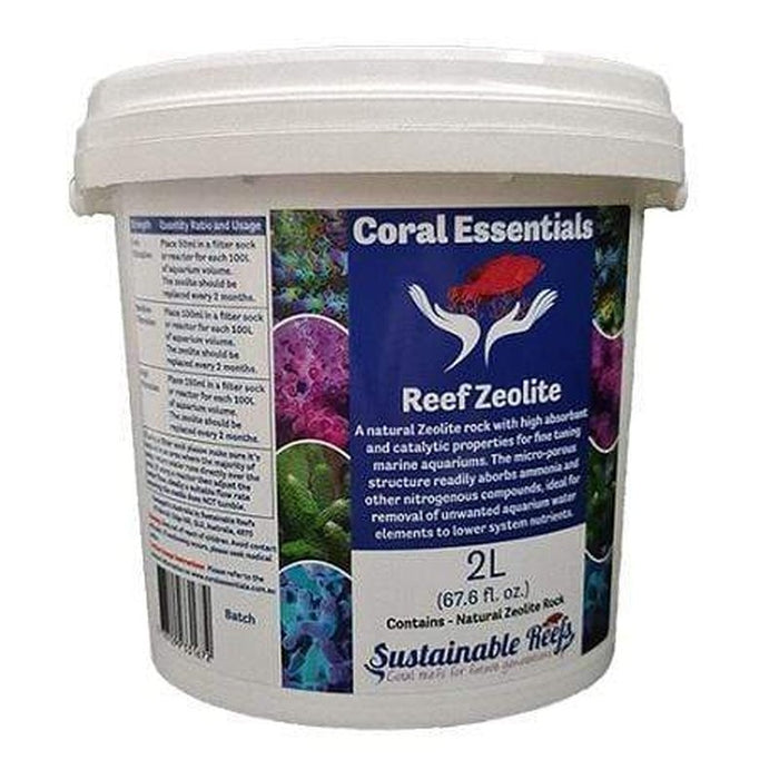 Coral Essentials Reef Zeolite 2L Aquatic Supplies Australia