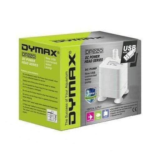 Dymax DC USB Power Head DP220 180L/h (Vertical Output) Aquatic Supplies Australia