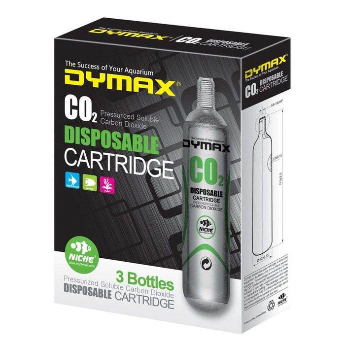 Dymax Disposable CO2 Cartridge 95g 3 Pack Aquatic Supplies Australia