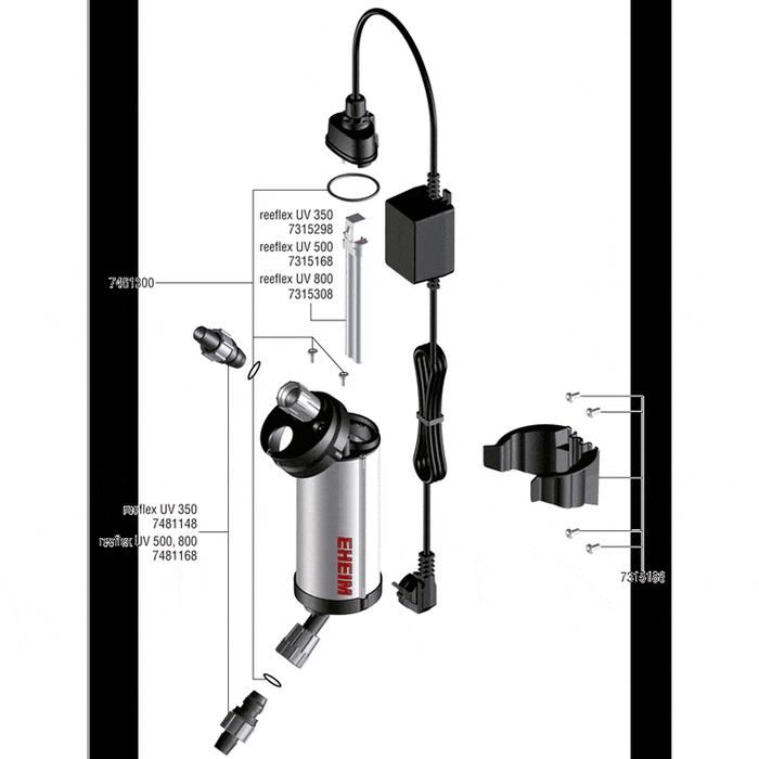 Eheim reeflex UV Steraliser 350, 500 or 800 Aquatic Supplies Australia