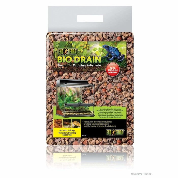 Exo Terra Bio Drain Substrate 2kg Aquatic Supplies Australia