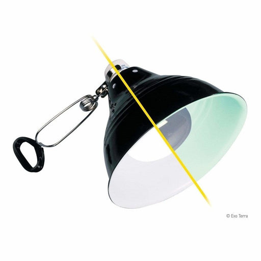 Exo Terra Glow Light Porcelain Clamp Lamp & Glow Reflector Aquatic Supplies Australia