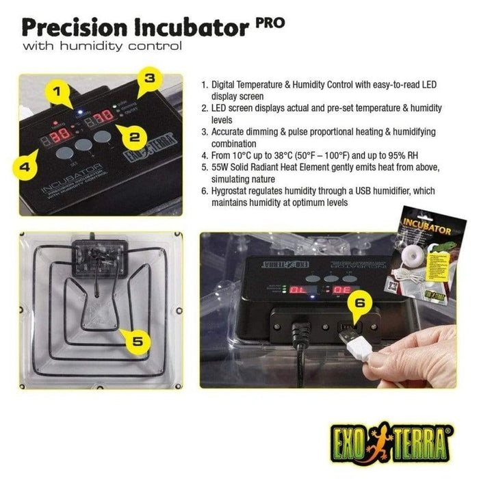 Exo Terra Precision Incubator Pro Aquatic Supplies Australia