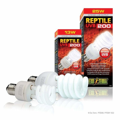 Exo Terra Reptile UVB200 High Output UVB Bulb Aquatic Supplies Australia