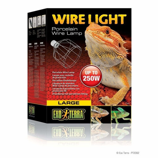 Exo Terra Wire Light Porcelain Wire Lamp Large Aquatic Supplies Australia