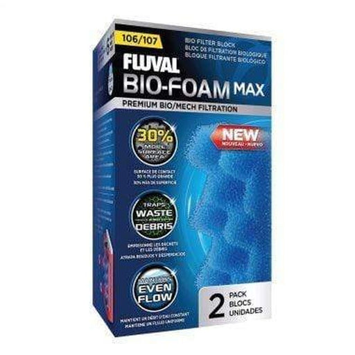 Fluval 106/107 Bio-Foam Max 2 Pack Aquatic Supplies Australia