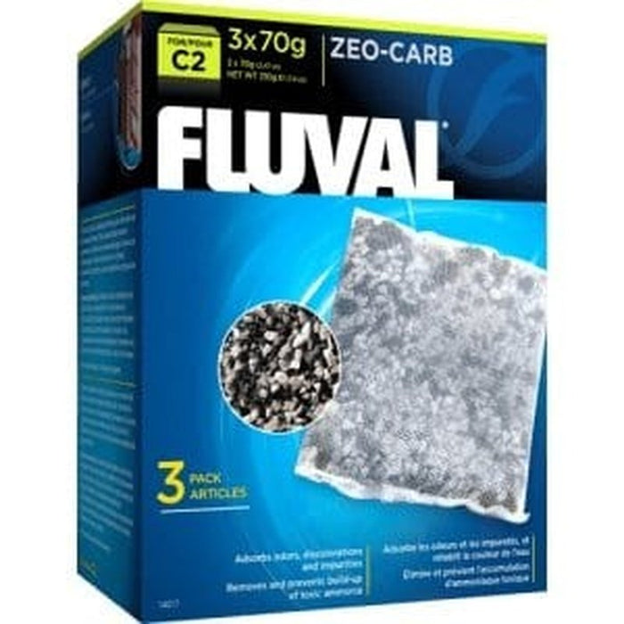 Fluval C2 Zeo-Carb 3 x 70g Aquatic Supplies Australia