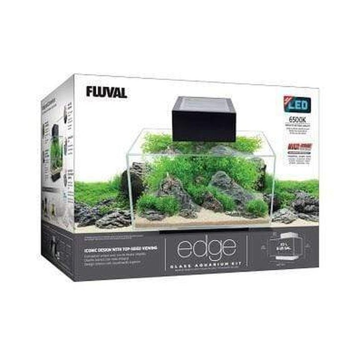 Fluval EDGE 2.0 LED Aquarium Black 23L Aquatic Supplies Australia